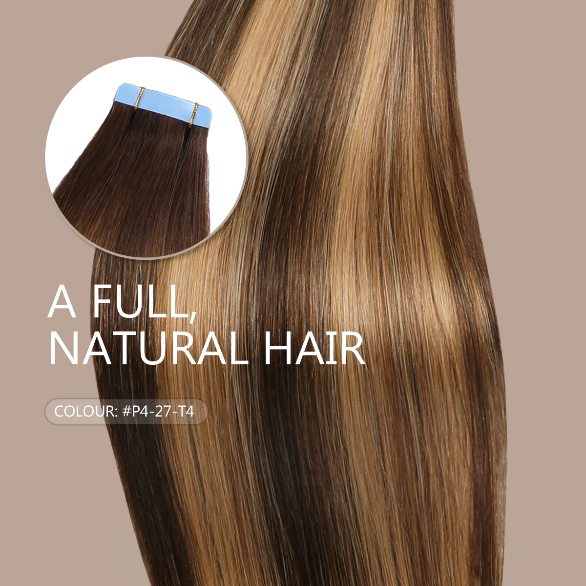 #Balayage4/27 20pcs Straight Tape In hair 100% Human Hair Extension For Salon Silky Seamless Chocolate Brown To Caramel Blonde
#Balayage4/27 20pcs Straight Tape In hair 100% Human Hair Extension For Salon Silky Seamless Chocolate Brown To Caramel Blonde