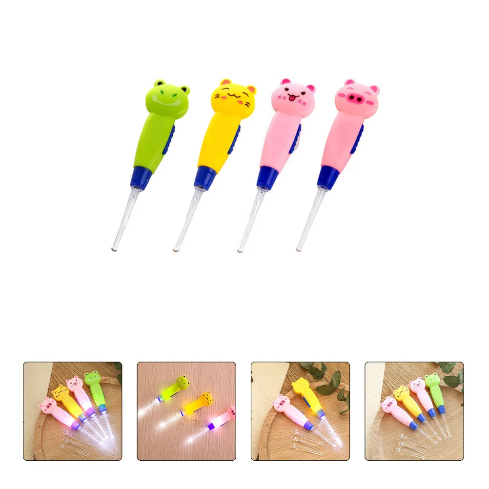 8 Sets Removable Luminescent Ear Picks Cartoon Animal Shape Silicone Cleaning Tools Earwax Spoon Bright Comfortable
8 Sets Removable Luminescent Ear Picks Cartoon Animal Shape Silicone Cleaning Tools Earwax Spoon Bright Comfortable