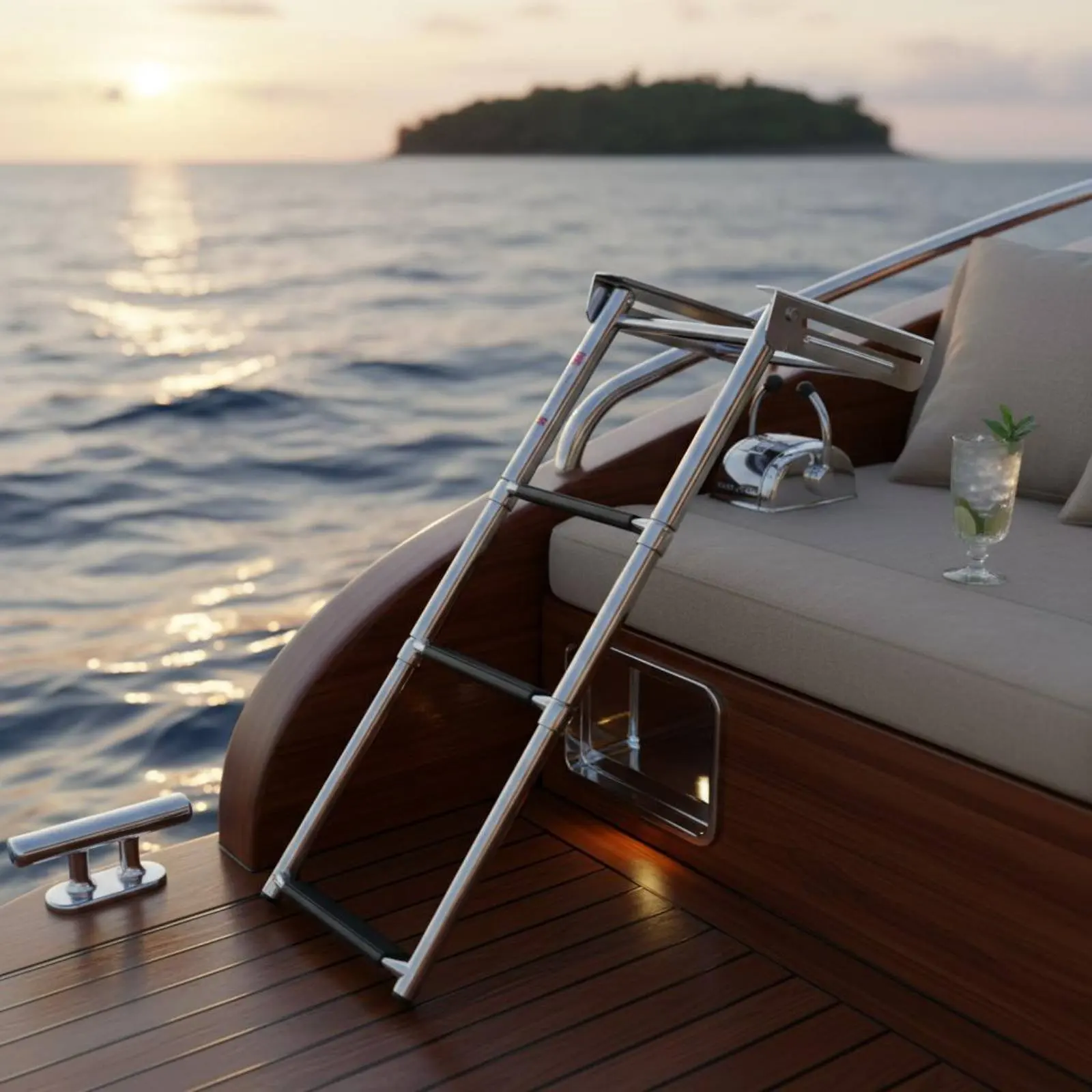 Under Deck Telescoping Ladder Corrosion-Resistant-Corrosion 3 Step Telescoping Boat Ladder Space-Saving Storage Sturdy-Duty
Under Deck Telescoping Ladder Corrosion-Resistant-Corrosion 3 Step Telescoping Boat Ladder Space-Saving Storage Sturdy-Duty