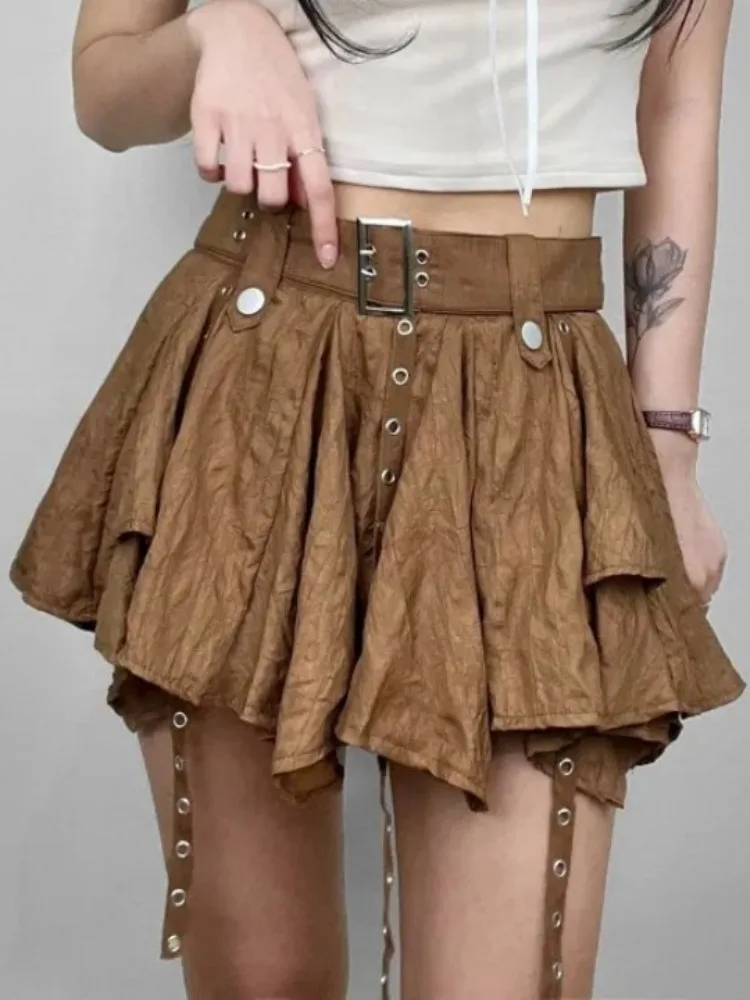2026 Vintage Bohemian Ladies Pleated Layered Mini with Belt Skirt
2026 Vintage Bohemian Ladies Pleated Layered Mini with Belt Skirt