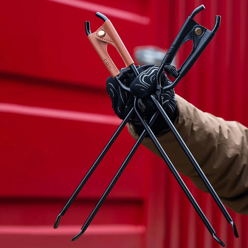 Thickened Fire Tongs with Leather Cover Barbecue Burning Tongs Anti-Scald Bonfire Firewood Clip Outdoor Camping BBQ Tools
Thickened Fire Tongs with Leather Cover Barbecue Burning Tongs Anti-Scald Bonfire Firewood Clip Outdoor Camping BBQ Tools