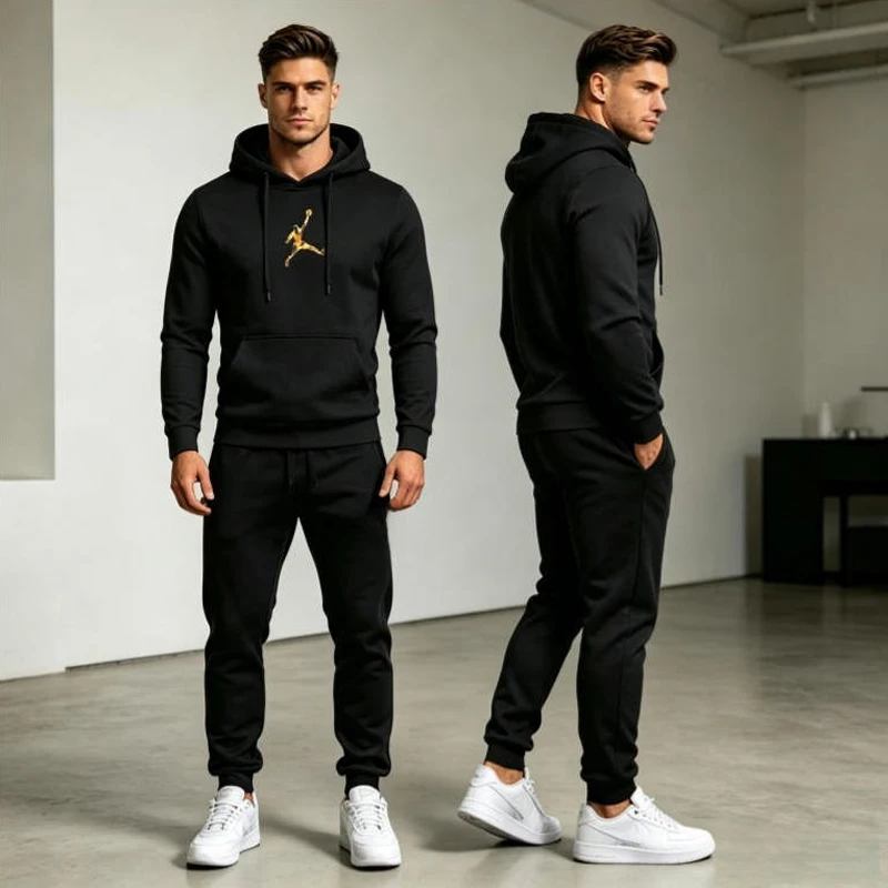 2026 New Arrival Men's Casual Sports Suit, Long Sleeve Sweatshirt + Pants 2 Piece Outfit for Daily & Fitness
2026 New Arrival Men's Casual Sports Suit, Long Sleeve Sweatshirt + Pants 2 Piece Outfit for Daily & Fitness