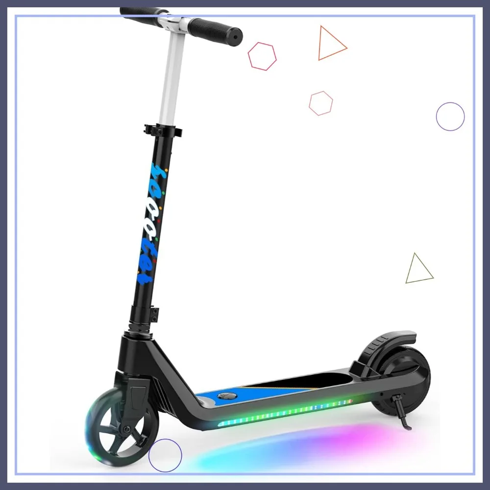 Electric Scooter for Kids Ages 6-10, Kick-Start Boost with Adjustable Speed & Height, Flash Wheel & Deck Lights
Electric Scooter for Kids Ages 6-10, Kick-Start Boost with Adjustable Speed & Height, Flash Wheel & Deck Lights