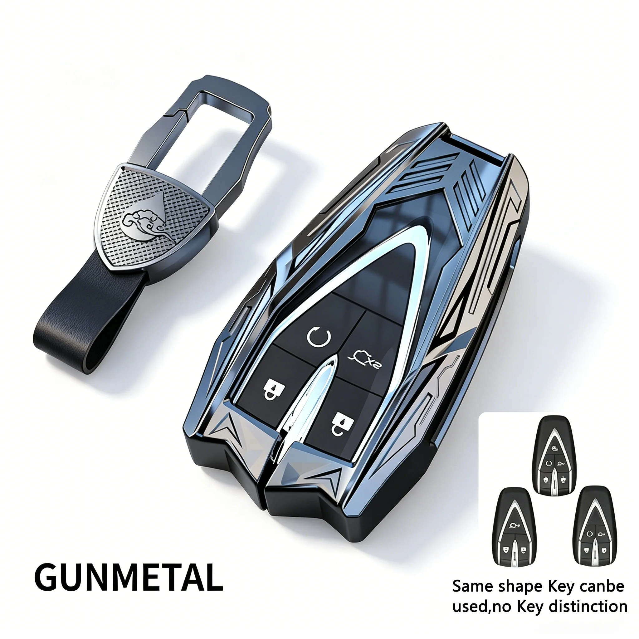 Zinc Alloy Key Fob Cover for Changan CS75 Plus CS55 Plus UNI-T UNI-V Yidong Oshan X5/Z6, Protective Smart Key Shell-2
Zinc Alloy Key Fob Cover for Changan CS75 Plus CS55 Plus UNI-T UNI-V Yidong Oshan X5/Z6, Protective Smart Key Shell-2