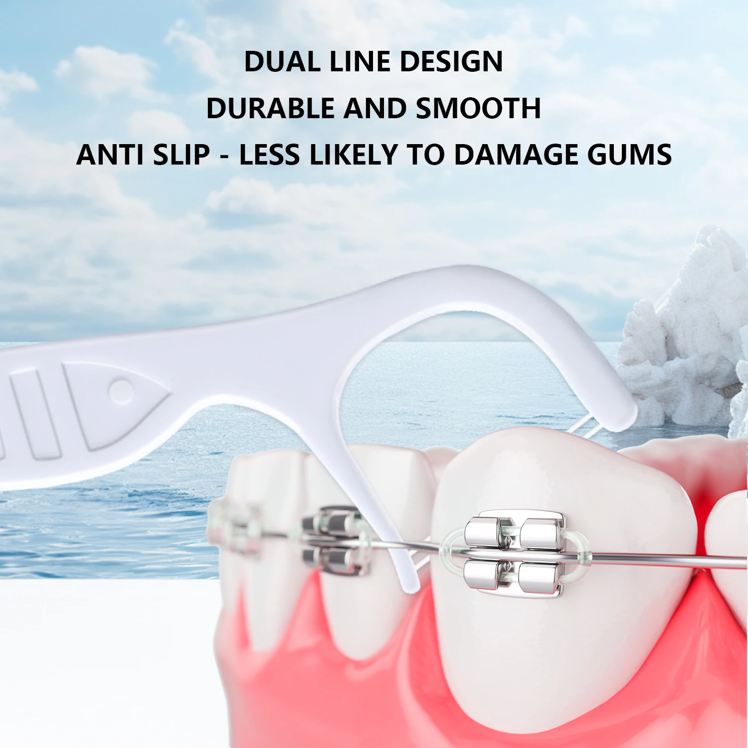 Ортодонтическая зубная нить, межзубная зубная нить, пластиковые зубочистки с двойной линией, портативные и удобные.
Ортодонтическая зубная нить, межзубная зубная нить, пластиковые зубочистки с двойной линией, портативные и удобные.