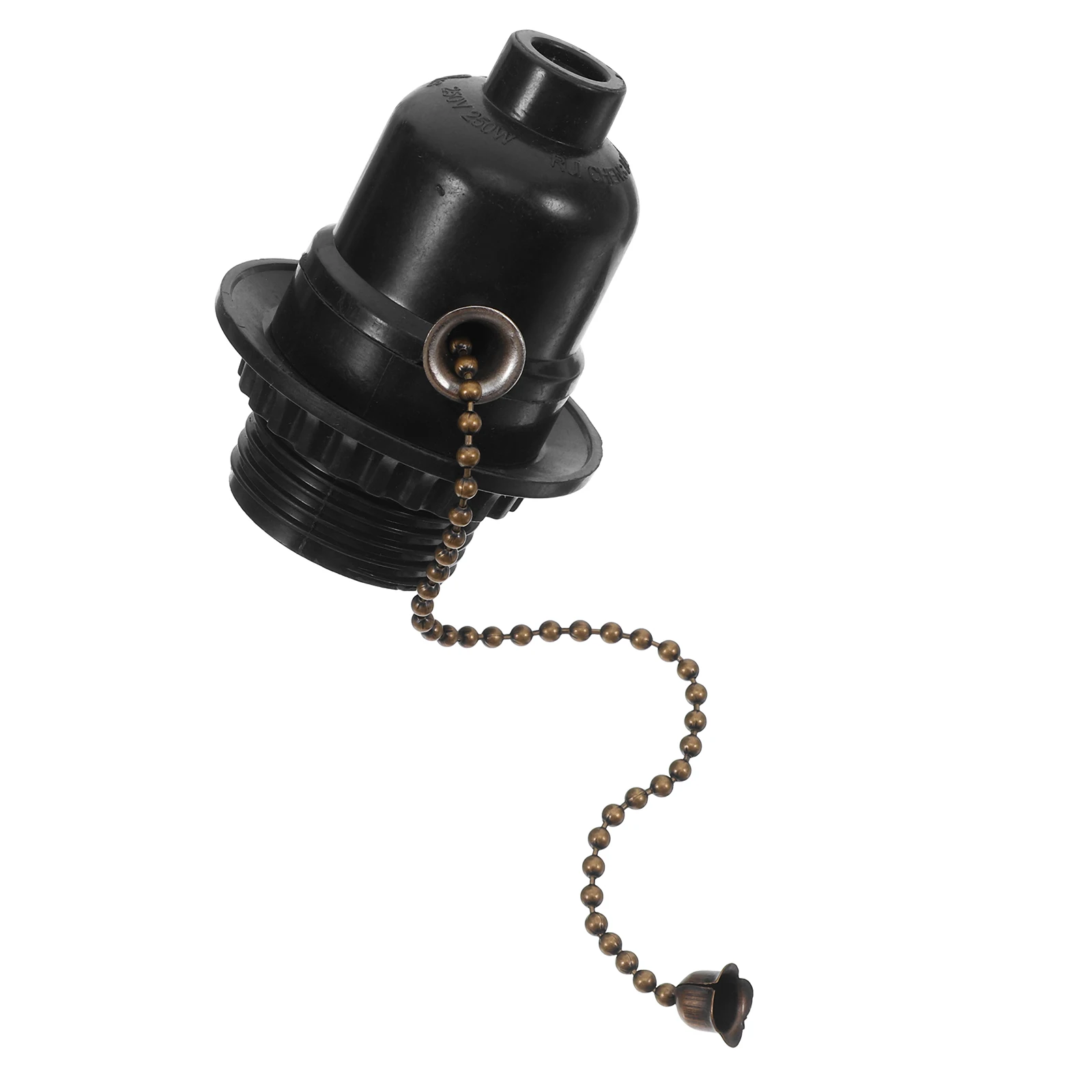 E26 Pull-wire Switch Lamp Holder Socket Black Ring Chain Bathroom Light Cord Fixture Replacement
E26 Pull-wire Switch Lamp Holder Socket Black Ring Chain Bathroom Light Cord Fixture Replacement