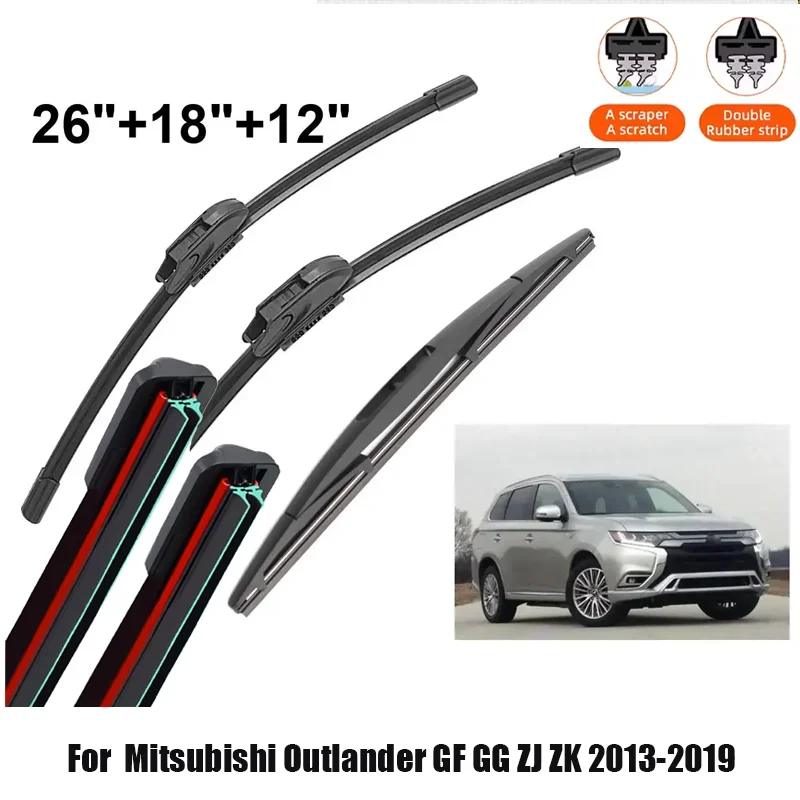 Car Wiper For Mitsubishi Outlander GF GG ZJ ZK 2013-2019 Front Rear Wiper Blades Brushes Auto Accessories Mute 2018 2019
Car Wiper For Mitsubishi Outlander GF GG ZJ ZK 2013-2019 Front Rear Wiper Blades Brushes Auto Accessories Mute 2018 2019