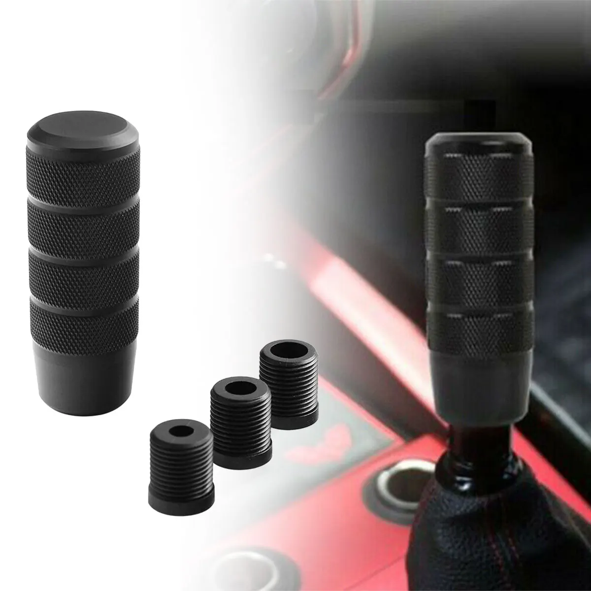 1 Set 95MM Universal Non-Slip Gear Shift Knob Manual Transmission Aluminum knurled Shifter Lever Knob
1 Set 95MM Universal Non-Slip Gear Shift Knob Manual Transmission Aluminum knurled Shifter Lever Knob