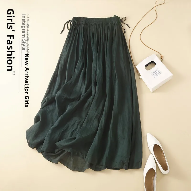 Утягивающая юбка трапециевидной формы с поясом, свободная женская юбка-миди больших размеров, F-длина, похожая на фею, утягивающая юбка-миди, чистый цвет
Утягивающая юбка трапециевидной формы с поясом, свободная женская юбка-миди больших размеров, F-длина, похожая на фею, утягивающая юбка-миди, чистый цвет