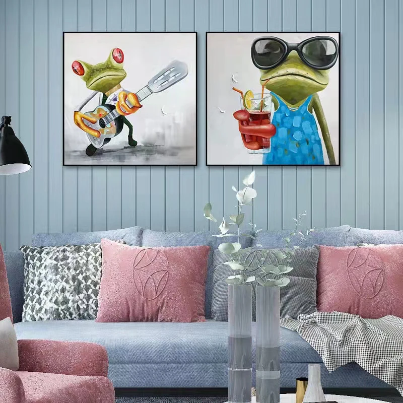 Frog Decorative Canvas Oil Painting 100% Handmade Abstract Painting Acrylic Canvas Oil Painting Wall Painting Living Room Modern
Frog Decorative Canvas Oil Painting 100% Handmade Abstract Painting Acrylic Canvas Oil Painting Wall Painting Living Room Modern