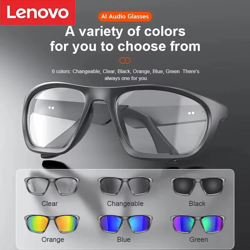 Очки-наушники Lenovo AI для записи и перевода аудио, OWS, с костной проводимостью, для голосовых вызовов, без дисплея и камеры
Очки-наушники Lenovo AI для записи и перевода аудио, OWS, с костной проводимостью, для голосовых вызовов, без дисплея и камеры