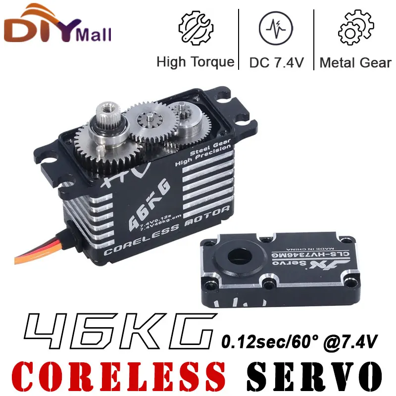 46KG JX CLS-HV7346MG Digital Servo Coreless HighTorque Steel Gear Full CNC Aluminium Case Waterproof For 1/8 1/10 RC Car Crawler
46KG JX CLS-HV7346MG Digital Servo Coreless HighTorque Steel Gear Full CNC Aluminium Case Waterproof For 1/8 1/10 RC Car Crawler