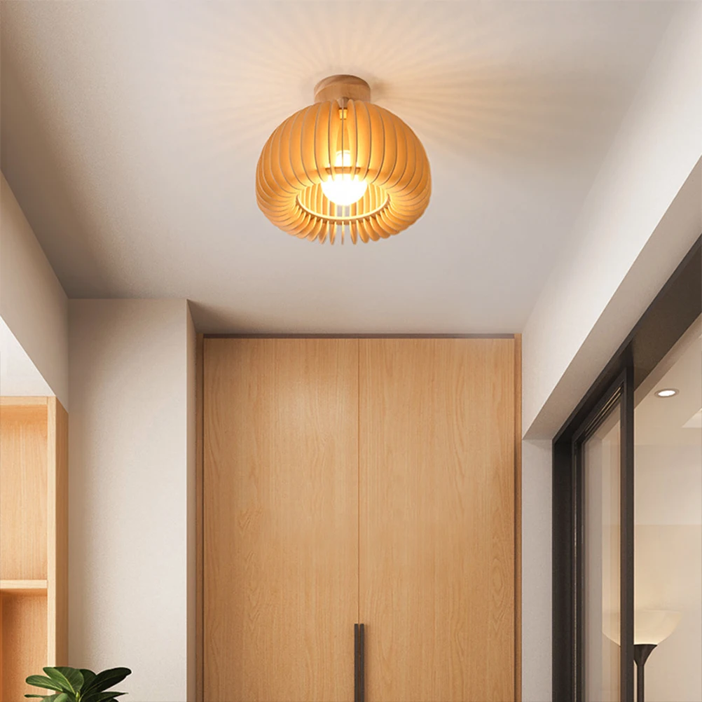 1pc Wooden Ceiling Lamp Shades Light Fixtures Durable Simple Style Flush Mount Lights For Bedroom Living Room Hallway
1pc Wooden Ceiling Lamp Shades Light Fixtures Durable Simple Style Flush Mount Lights For Bedroom Living Room Hallway