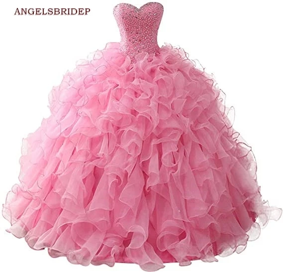 ANGELSBRIDEP милое бальное платье, платья для Quinceanera, маскарадные блестящие искусственные органзы, принцесса, день рождения, 15-вечерние вечеринка, Лидер продаж
ANGELSBRIDEP милое бальное платье, платья для Quinceanera, маскарадные блестящие искусственные органзы, принцесса, день рождения, 15-вечерние вечеринка, Лидер продаж