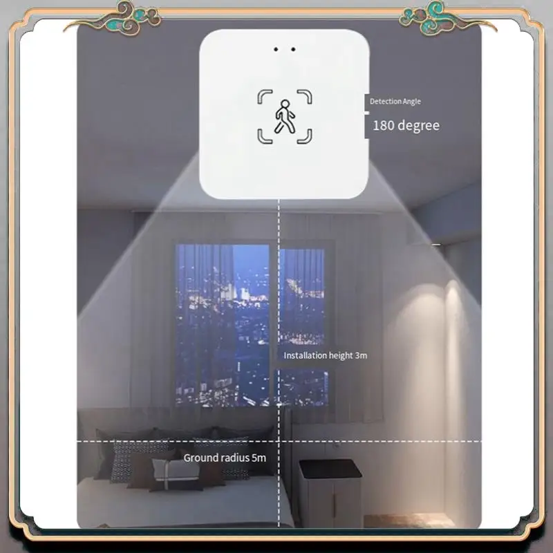 Wifi Human Presence Motion Sensor Radar Light Sensor Two-In-One Tuya Smart Life Home Automation
Wifi Human Presence Motion Sensor Radar Light Sensor Two-In-One Tuya Smart Life Home Automation