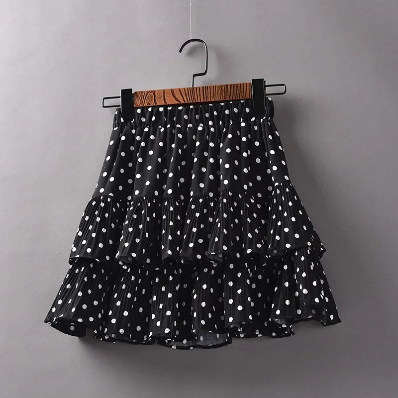 New Women Chiffon Floral All-match Fluffy Cake Short Skirts 2024 Summer Korean Ladies High Waist Mini Skirt for Women L484
New Women Chiffon Floral All-match Fluffy Cake Short Skirts 2024 Summer Korean Ladies High Waist Mini Skirt for Women L484