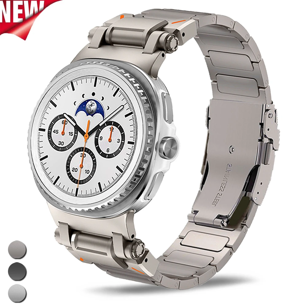 Мужской титановый ремешок для Samsung Galaxy Watch 8 Classic 46 мм Ultra 2025 47 мм Роскошный металлический ремешок для часов GALAXY Watch 8 40/44 мм Браслет
Мужской титановый ремешок для Samsung Galaxy Watch 8 Classic 46 мм Ultra 2025 47 мм Роскошный металлический ремешок для часов GALAXY Watch 8 40/44 мм Браслет