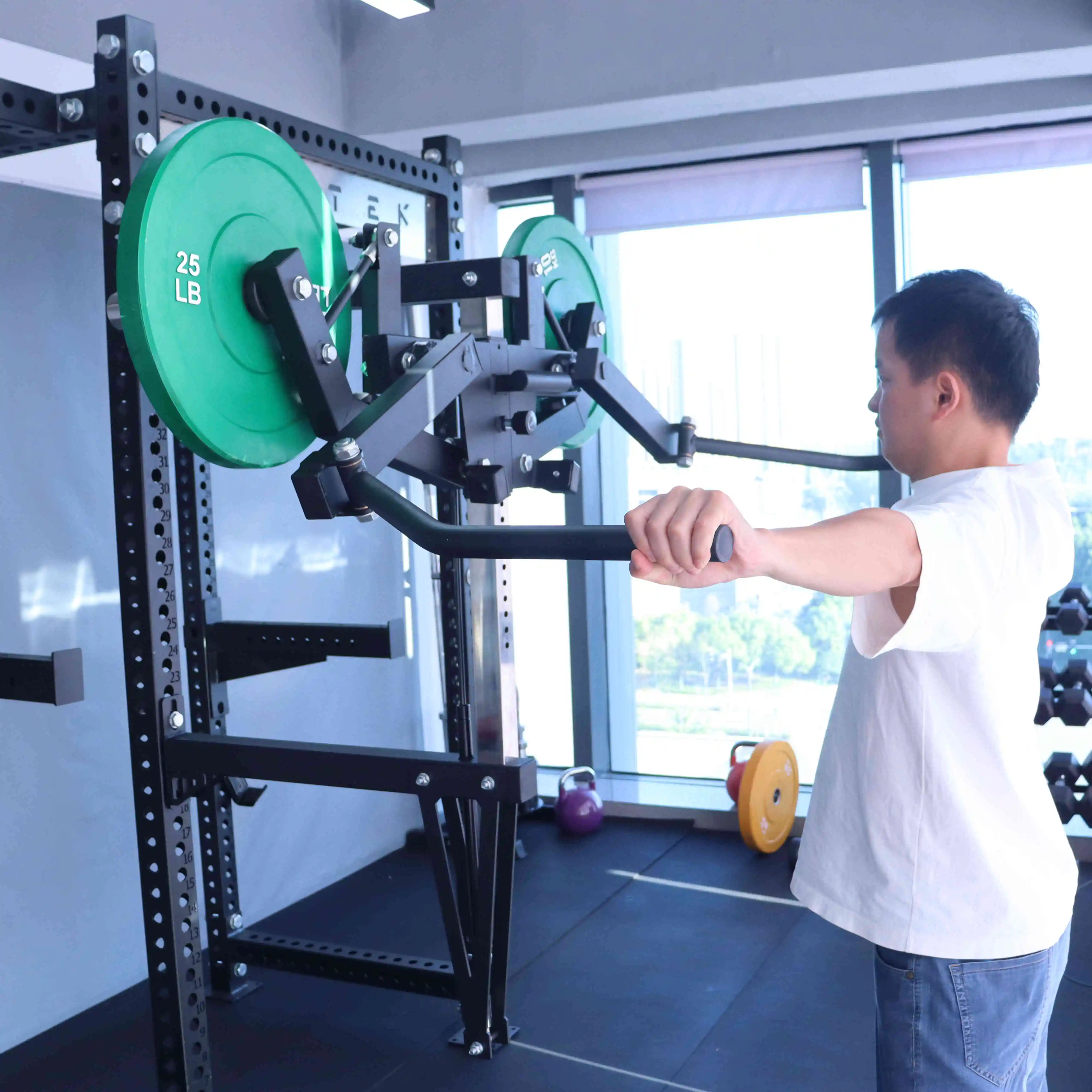 Professional Commercial Hydraulic Shoulder Lateral Raise Machine Arm and Chest Training Equipment Used on Squat Rack
Professional Commercial Hydraulic Shoulder Lateral Raise Machine Arm and Chest Training Equipment Used on Squat Rack