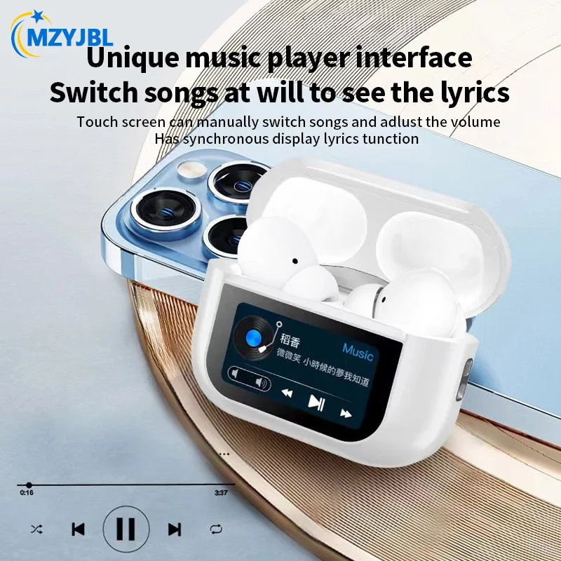 MZYJBL A8 Pro ANC TWS Bluetooth5.4 Earphones Active Noise Cancelling Wireless Headphones HiFI Stereo Sound Headset Earbuds
MZYJBL A8 Pro ANC TWS Bluetooth5.4 Earphones Active Noise Cancelling Wireless Headphones HiFI Stereo Sound Headset Earbuds