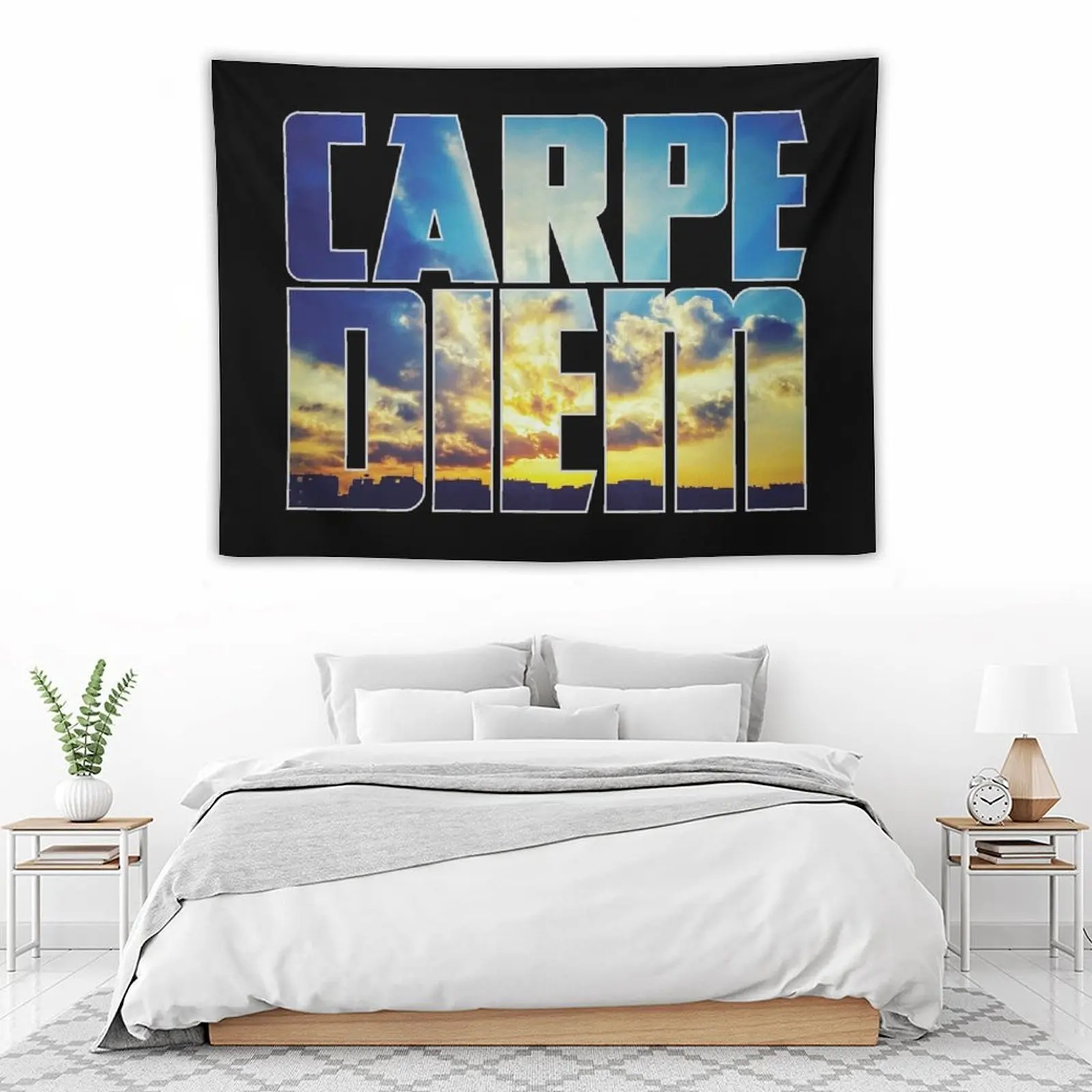 Carpe Diem II - Sunrise Typography - Motivational Inspirational - Latin Quotes Phrase Tapestry Aesthetics For Room Tapestry
Carpe Diem II - Sunrise Typography - Motivational Inspirational - Latin Quotes Phrase Tapestry Aesthetics For Room Tapestry
