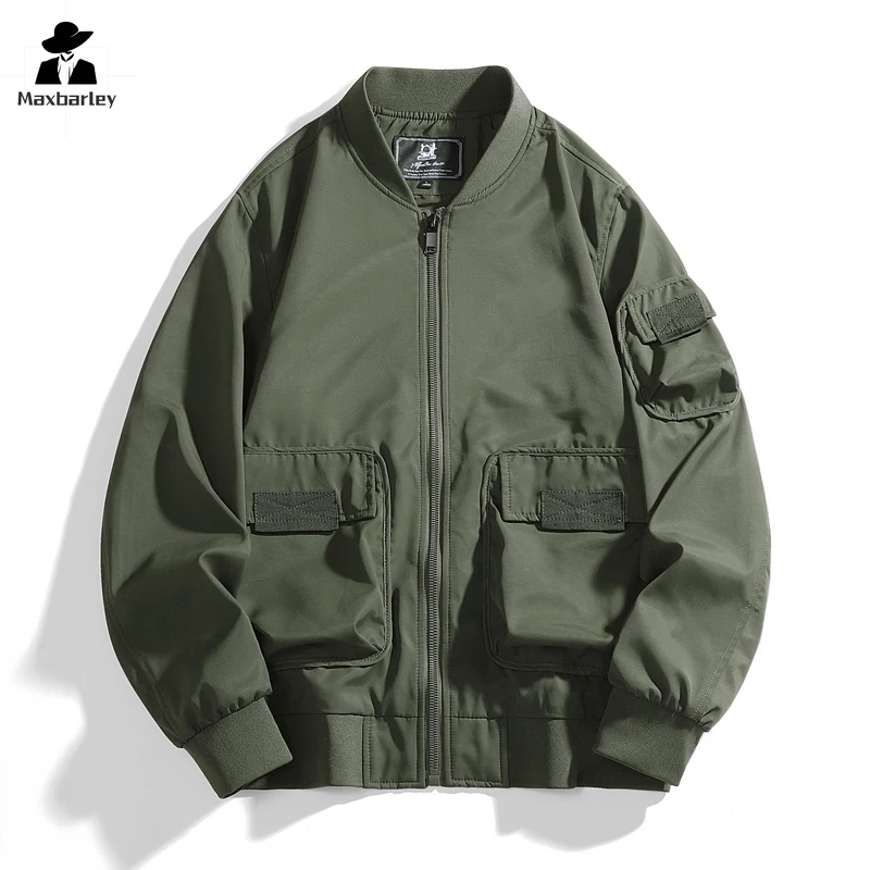 M-6XLPilot Jacket Men's Spring and Autumn Loose Pocket plus size Baseball Suit Jackets Street Vintage Workwear Trendy Brand Coat
M-6XLPilot Jacket Men's Spring and Autumn Loose Pocket plus size Baseball Suit Jackets Street Vintage Workwear Trendy Brand Coat