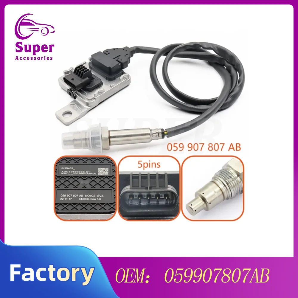 For VW Touareg For 2015-2018 Compatible Nitrogen Oxide(Nox) Sensor- SNS452 A2C39690000-01 Part Number 059907807AB
For VW Touareg For 2015-2018 Compatible Nitrogen Oxide(Nox) Sensor- SNS452 A2C39690000-01 Part Number 059907807AB
