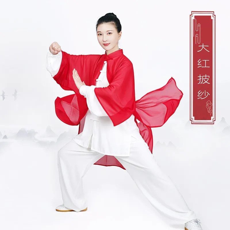 Tai Ji Suit Martial Arts Women's New Western Style Competition Performance Exercise Clothing Men's Embroidery Veils Spring
Tai Ji Suit Martial Arts Women's New Western Style Competition Performance Exercise Clothing Men's Embroidery Veils Spring