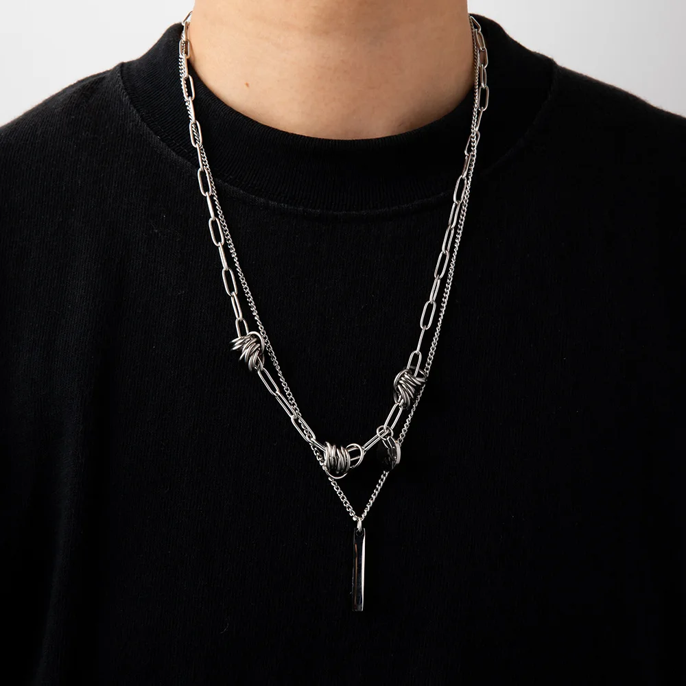 Punk Double Layer Sweater Chain 2024 Pendant Necklaces Trendy Jewelry Gift For Hip-Hop Couples
Punk Double Layer Sweater Chain 2024 Pendant Necklaces Trendy Jewelry Gift For Hip-Hop Couples