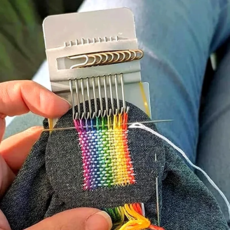 Diy Creative Braiding Patching Machine Hand Knitting Wooden Speed Weve Type Small Loom Tool Stitching and Knitting Loom
Diy Creative Braiding Patching Machine Hand Knitting Wooden Speed Weve Type Small Loom Tool Stitching and Knitting Loom