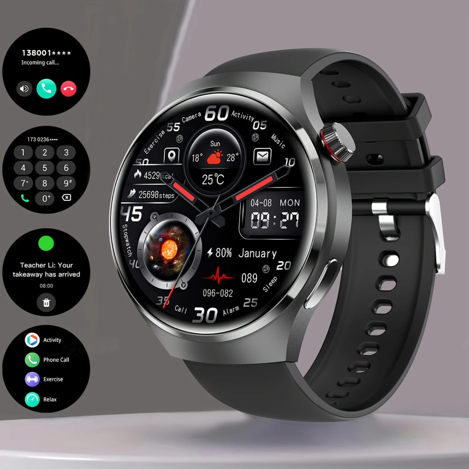 Smart Watch, Fitness Tracker With Wireless Call, Multiple Sport Modes, Pedometer, Calorie, Distance Tracking, Men's Sports Smart
Smart Watch, Fitness Tracker With Wireless Call, Multiple Sport Modes, Pedometer, Calorie, Distance Tracking, Men's Sports Smart