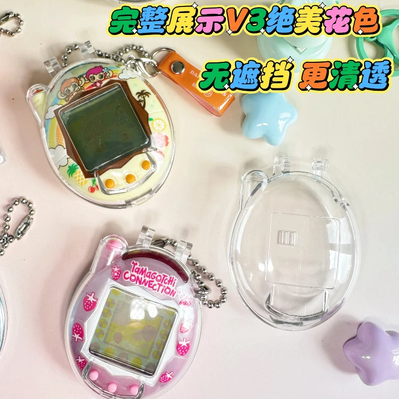 Новый костюм для Tamagotchi Smart Connection V3 Reissue V2, кристально чистый милый жесткий прозрачный защитный чехол, пылезащитный ящик для хранения 
Новый костюм для Tamagotchi Smart Connection V3 Reissue V2, кристально чистый милый жесткий прозрачный защитный чехол, пылезащитный ящик для хранения