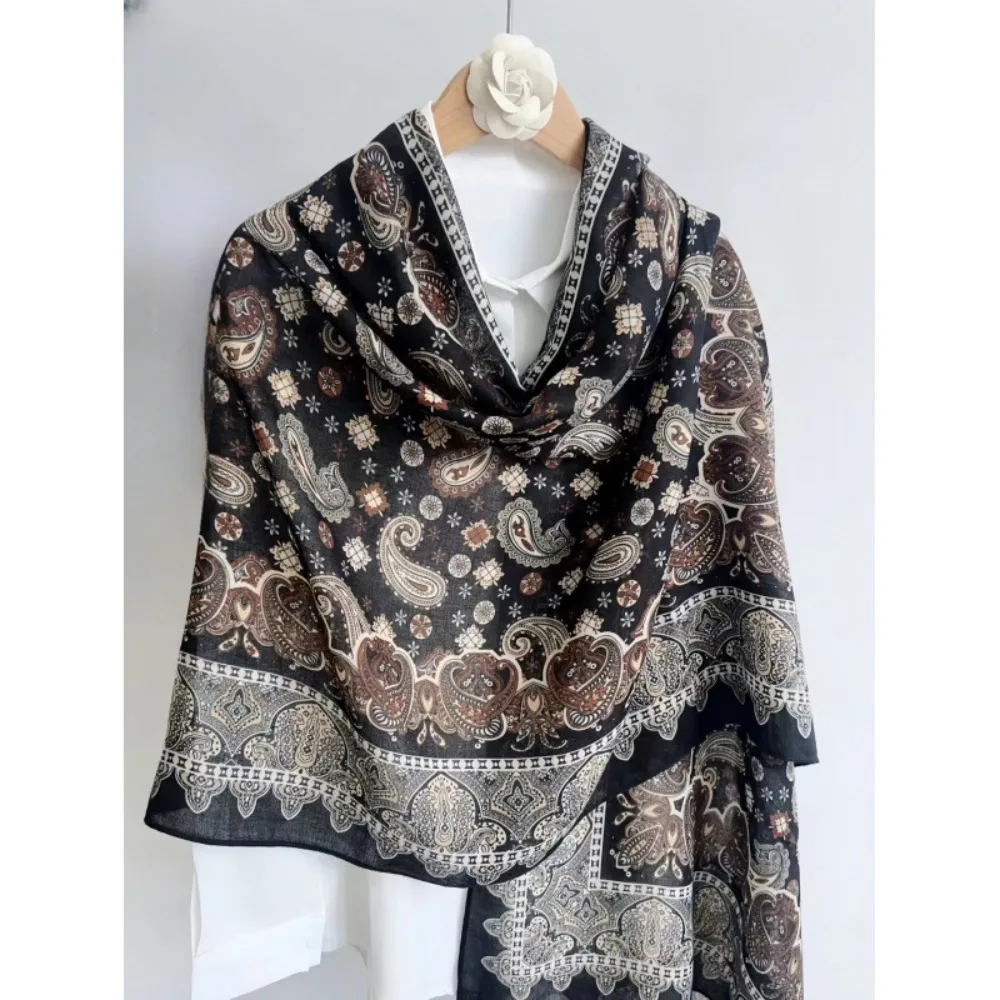 Elegant Ethnic Style Wraps Shawl Geometric Pattern Printed Long Headscarf Cotton-linen Turban Lady
Elegant Ethnic Style Wraps Shawl Geometric Pattern Printed Long Headscarf Cotton-linen Turban Lady