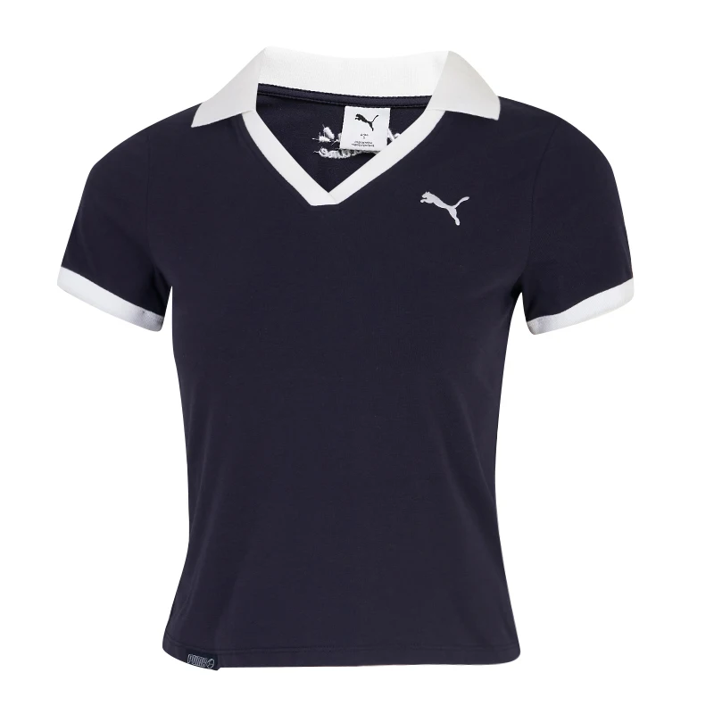 Puma Women's Short-Sleeved Ll in Good Time Ss Polo Shirt Casual Top Sports T-Shirt 692774-16
Puma Women's Short-Sleeved Ll in Good Time Ss Polo Shirt Casual Top Sports T-Shirt 692774-16