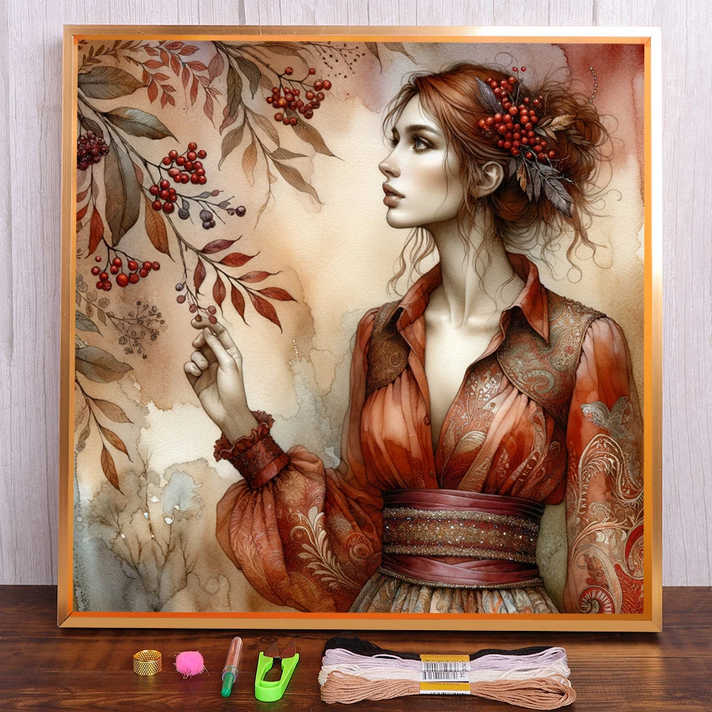 Portrait Girl Printed Canvas Cross Stitch DIY Embroidery Patterns Handicraft Craft Hobby Painting Promotions Counted For Adults
Portrait Girl Printed Canvas Cross Stitch DIY Embroidery Patterns Handicraft Craft Hobby Painting Promotions Counted For Adults