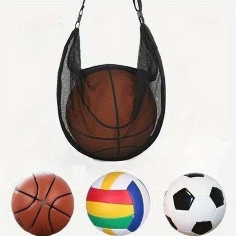 1 piece portable basketball net bag, single shoulder messenger bag, large capacity sports training storage bag, gym bag
1 piece portable basketball net bag, single shoulder messenger bag, large capacity sports training storage bag, gym bag