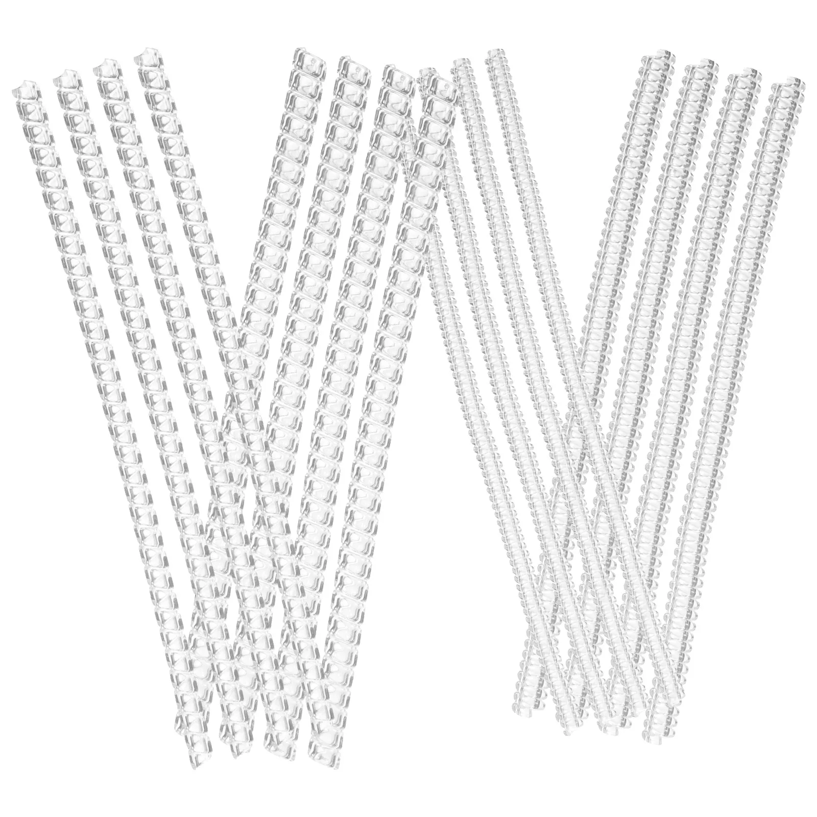 16 Pcs Clear Silicone Ring Guards Adjusters for Loose Rings Size Changer Tools Invisible Tightener Jewelry Accessories
16 Pcs Clear Silicone Ring Guards Adjusters for Loose Rings Size Changer Tools Invisible Tightener Jewelry Accessories