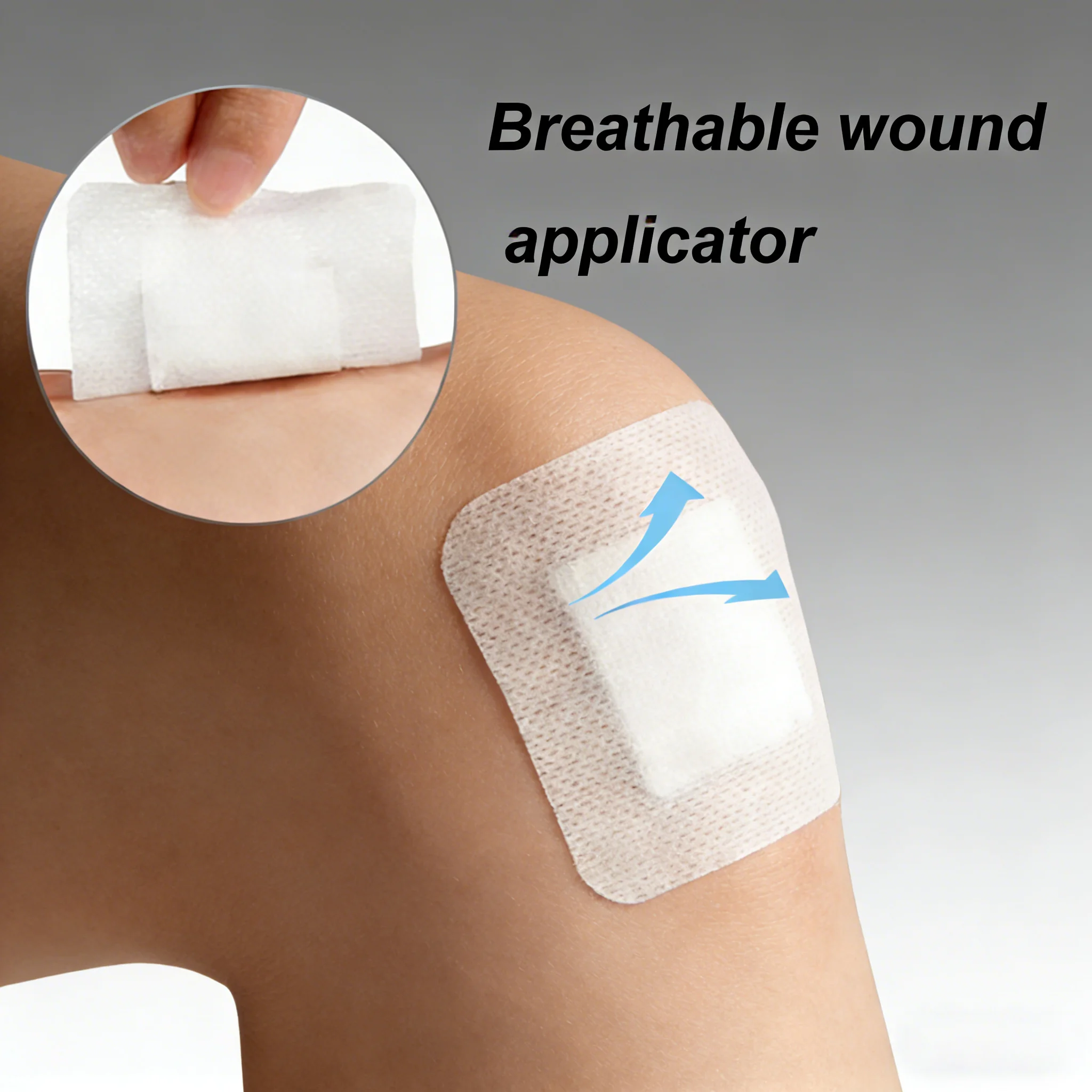 Breathable Wound Applicator Knee Pads Super Absorbent Wound Bandage Sterile Band-aid for Independent Packaging Non-woven Fabrics
Breathable Wound Applicator Knee Pads Super Absorbent Wound Bandage Sterile Band-aid for Independent Packaging Non-woven Fabrics