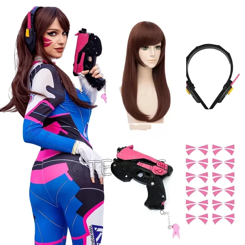 Dva Cosplay Costume Bodysuit Zenti Game Women Sexy Adult Jumpsuits Wig Gun Earphone Suit Halloween Party Costumes Clos,3'f.5;j.8
Dva Cosplay Costume Bodysuit Zenti Game Women Sexy Adult Jumpsuits Wig Gun Earphone Suit Halloween Party Costumes Clos,3'f.5;j.8