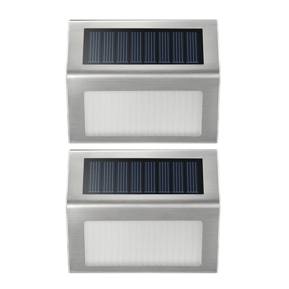 4pcs Garden Lights Stainless Steel Led Outdoor Wall Light With Sensor For Courtyard Pathway Solar Street Lamp Solar Light 
4pcs Garden Lights Stainless Steel Led Outdoor Wall Light With Sensor For Courtyard Pathway Solar Street Lamp Solar Light