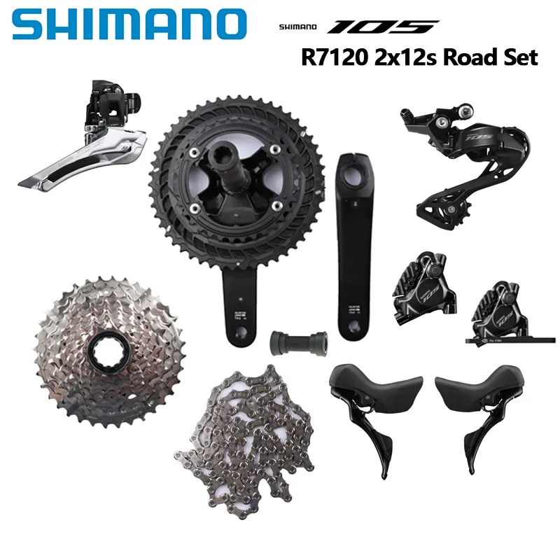 Shimano R7120 2x12s Road Group R7100 Crankset Brake R7170 Shifter R7120 Hydraulic Disc Brake CN M7100 R7100 Derailleur Groupset
Shimano R7120 2x12s Road Group R7100 Crankset Brake R7170 Shifter R7120 Hydraulic Disc Brake CN M7100 R7100 Derailleur Groupset