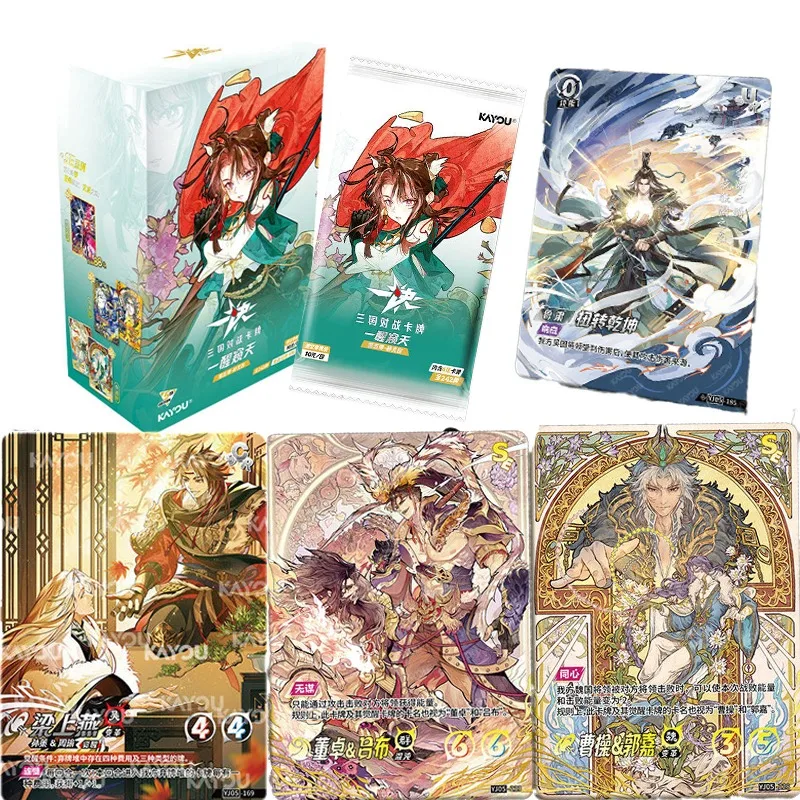 KAYOU genuine Three Kingdoms Card Dawn Peeks Booster Pack Anime Collection Cards Booster Box TCG Hobby Collectibles
KAYOU genuine Three Kingdoms Card Dawn Peeks Booster Pack Anime Collection Cards Booster Box TCG Hobby Collectibles