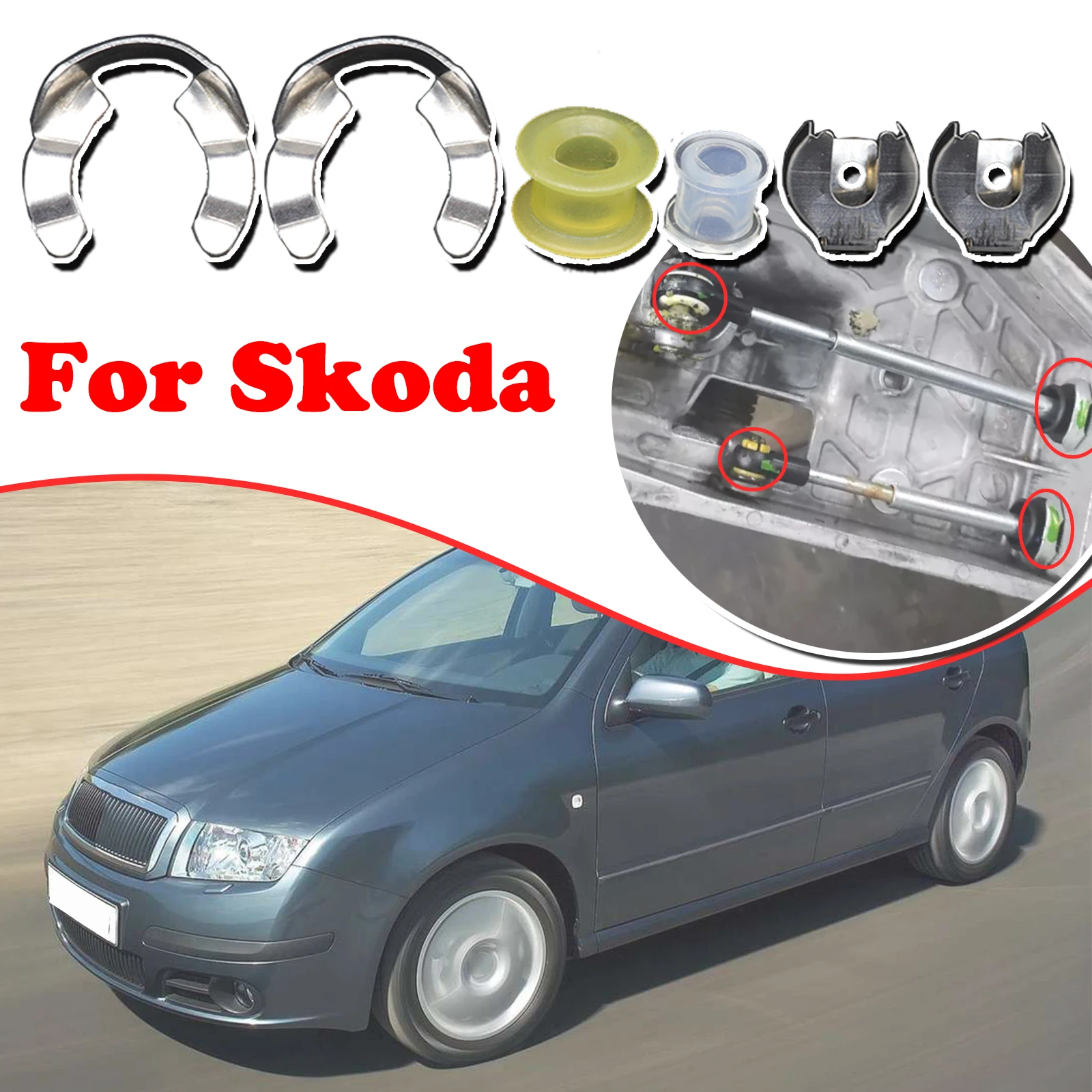 Manual Gear shift Cable For Skoda Octavia 1U 1Z Fabia 6Y 2008 Gearbox Control Bushing Lock Washer Gear Shifter Linkage End Rod
Manual Gear shift Cable For Skoda Octavia 1U 1Z Fabia 6Y 2008 Gearbox Control Bushing Lock Washer Gear Shifter Linkage End Rod