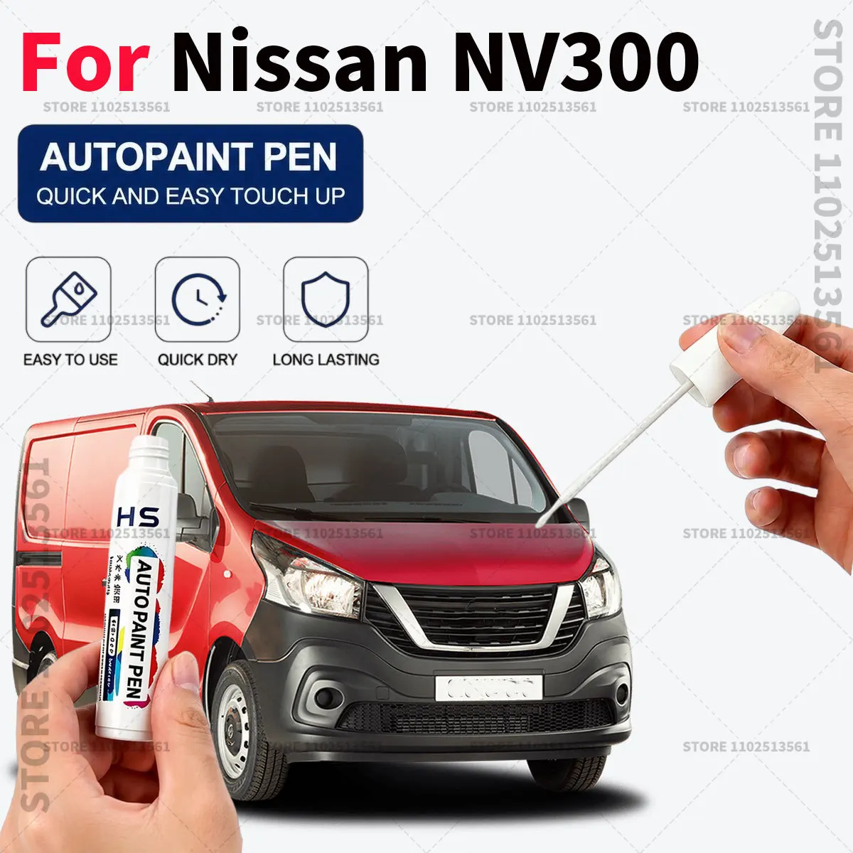 Car Touch Up Paint Pen Deep Scratch Repair Auto Paint Brush Ovsters Grey Panorama Blue Glacier White BROWN For Nissan NV300
Car Touch Up Paint Pen Deep Scratch Repair Auto Paint Brush Ovsters Grey Panorama Blue Glacier White BROWN For Nissan NV300