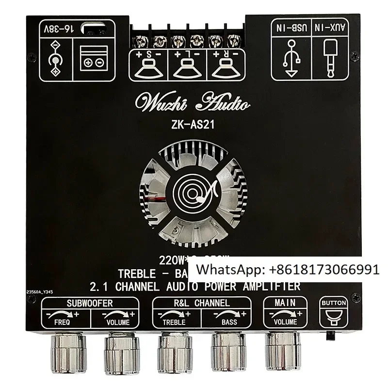 AS21 2,1-канальный TPA3255 Bluetooth цифровой усилитель плата модуль сабвуфера 220 Вт * 2 + 350 Вт
AS21 2,1-канальный TPA3255 Bluetooth цифровой усилитель плата модуль сабвуфера 220 Вт * 2 + 350 Вт