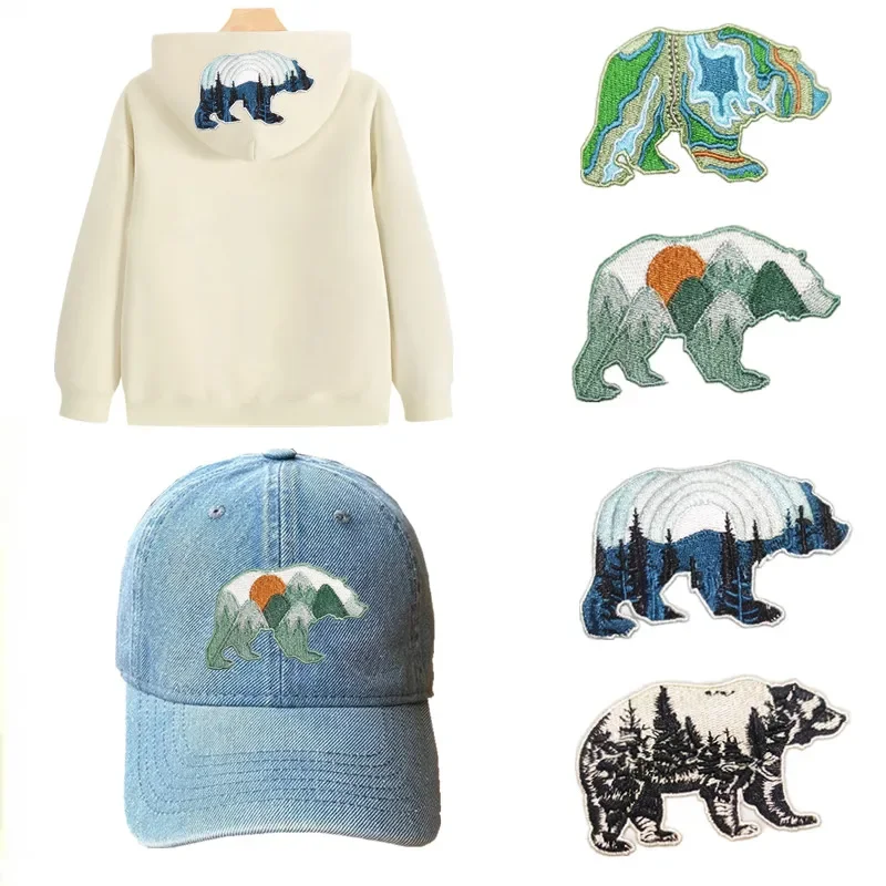 Colorful Bear and Mountains Adventure Outdoor Chicago Bear Sew Iron On Embroidery Patch for DIY Clothing Jeans Hats Bags Jacket
Colorful Bear and Mountains Adventure Outdoor Chicago Bear Sew Iron On Embroidery Patch for DIY Clothing Jeans Hats Bags Jacket