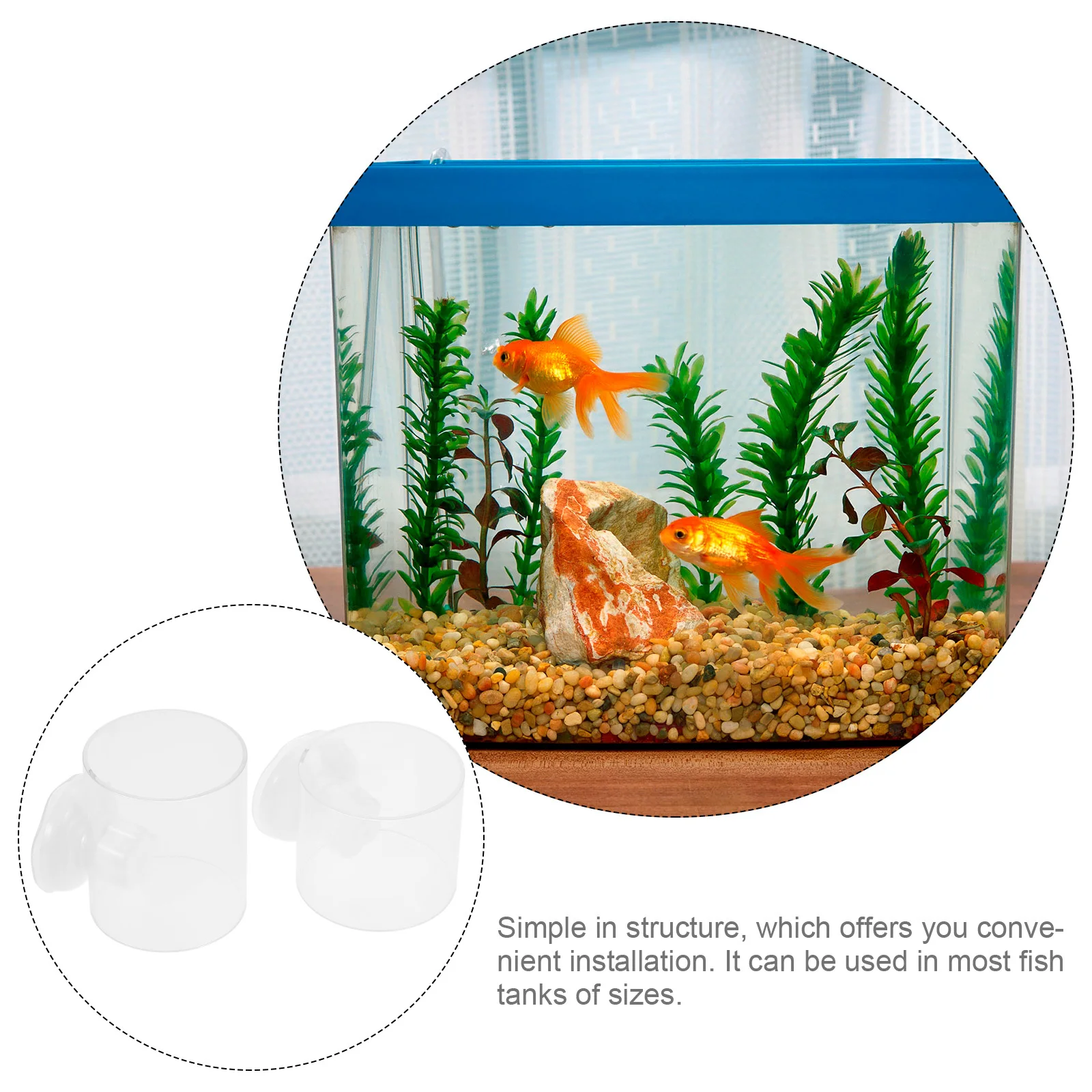 2Pcs Fish Feeder Circles Practical Long Lasting Feeding Holder Keeps Tank Clean Visually Appealing Fish Feeder
2Pcs Fish Feeder Circles Practical Long Lasting Feeding Holder Keeps Tank Clean Visually Appealing Fish Feeder