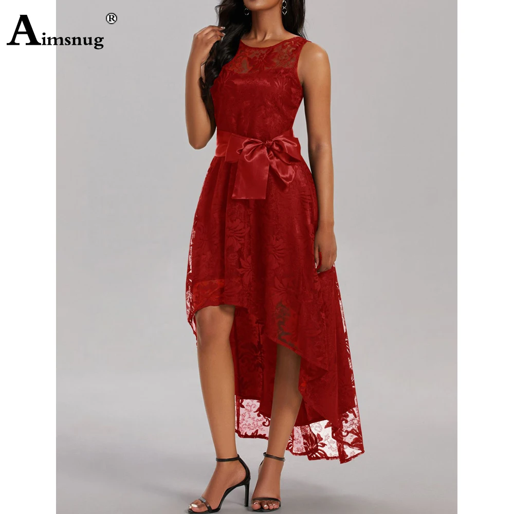 Women Summer Dress Elegant Lace Dresses High Cut Trumpet Dress Female Sleeveless A-line Evening Party Dress vestidos Oversize
Women Summer Dress Elegant Lace Dresses High Cut Trumpet Dress Female Sleeveless A-line Evening Party Dress vestidos Oversize