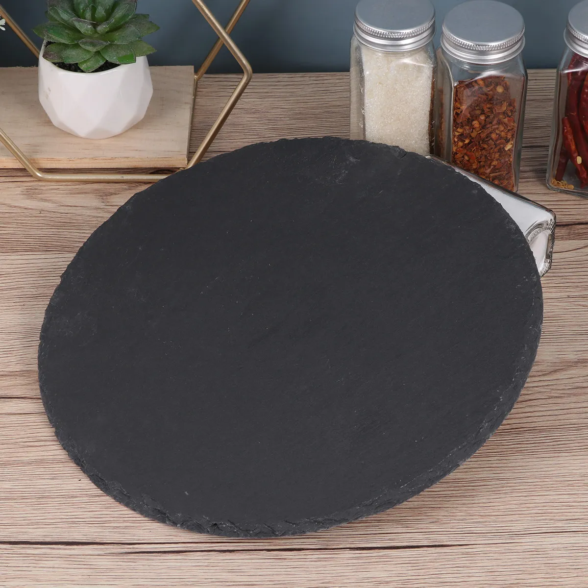 1Pcs 25Cm Square Natural Serving Dish Black Rustic Stone Plate for Wedding Birthday Party Dessert Cupcakes Sushi Steak
1Pcs 25Cm Square Natural Serving Dish Black Rustic Stone Plate for Wedding Birthday Party Dessert Cupcakes Sushi Steak
