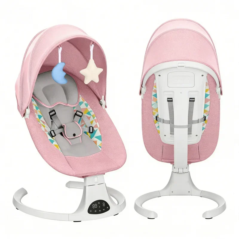Electric Baby Rocking Chair Portable Infant Soothing Bouncer Newborn Cradle Seat Adjustable for Toddler Calming Sleep Home Use
Electric Baby Rocking Chair Portable Infant Soothing Bouncer Newborn Cradle Seat Adjustable for Toddler Calming Sleep Home Use
