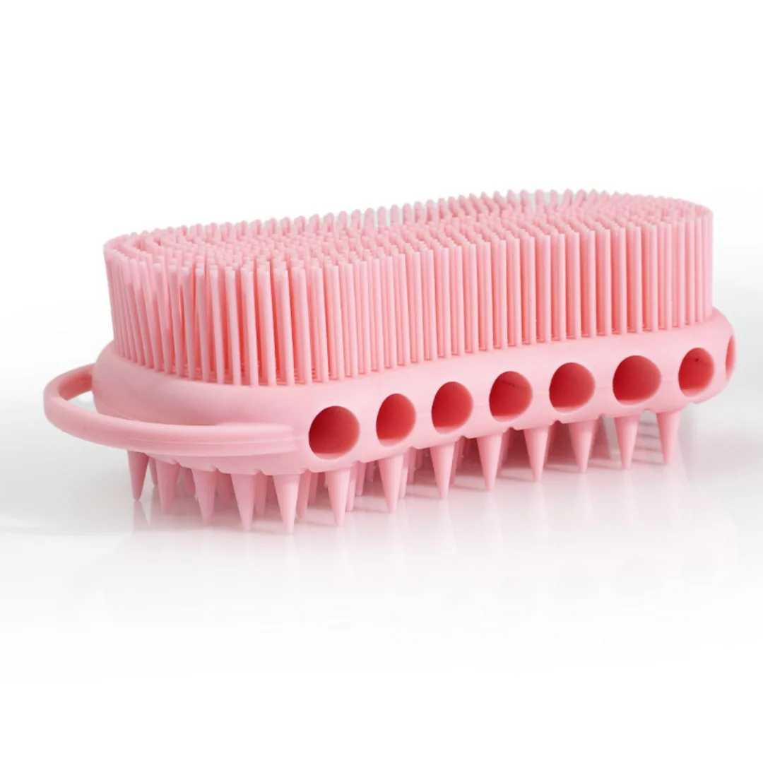 Soft Back Scrubber Brush Silicone Skin Massager Bath Shower Scrubbing Brush with Handle Body Wash Exfoliating Scrub Bath Supplie
Soft Back Scrubber Brush Silicone Skin Massager Bath Shower Scrubbing Brush with Handle Body Wash Exfoliating Scrub Bath Supplie